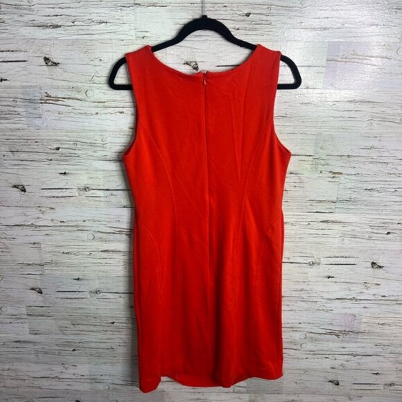 Banana Republic Orange Sheath Midi Dress Cocktail - Picture 7 of 7